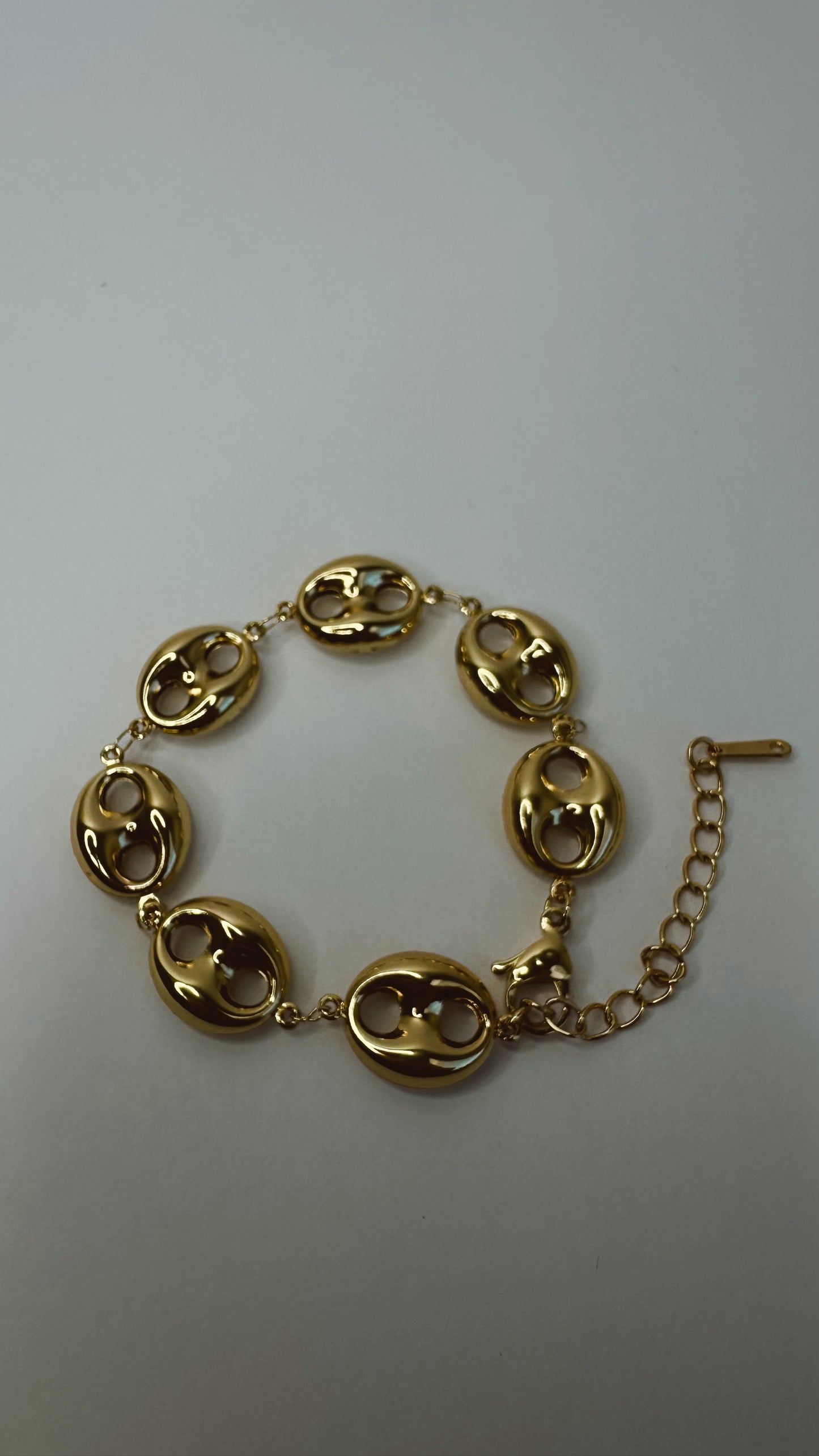 Coffee bean bracelet